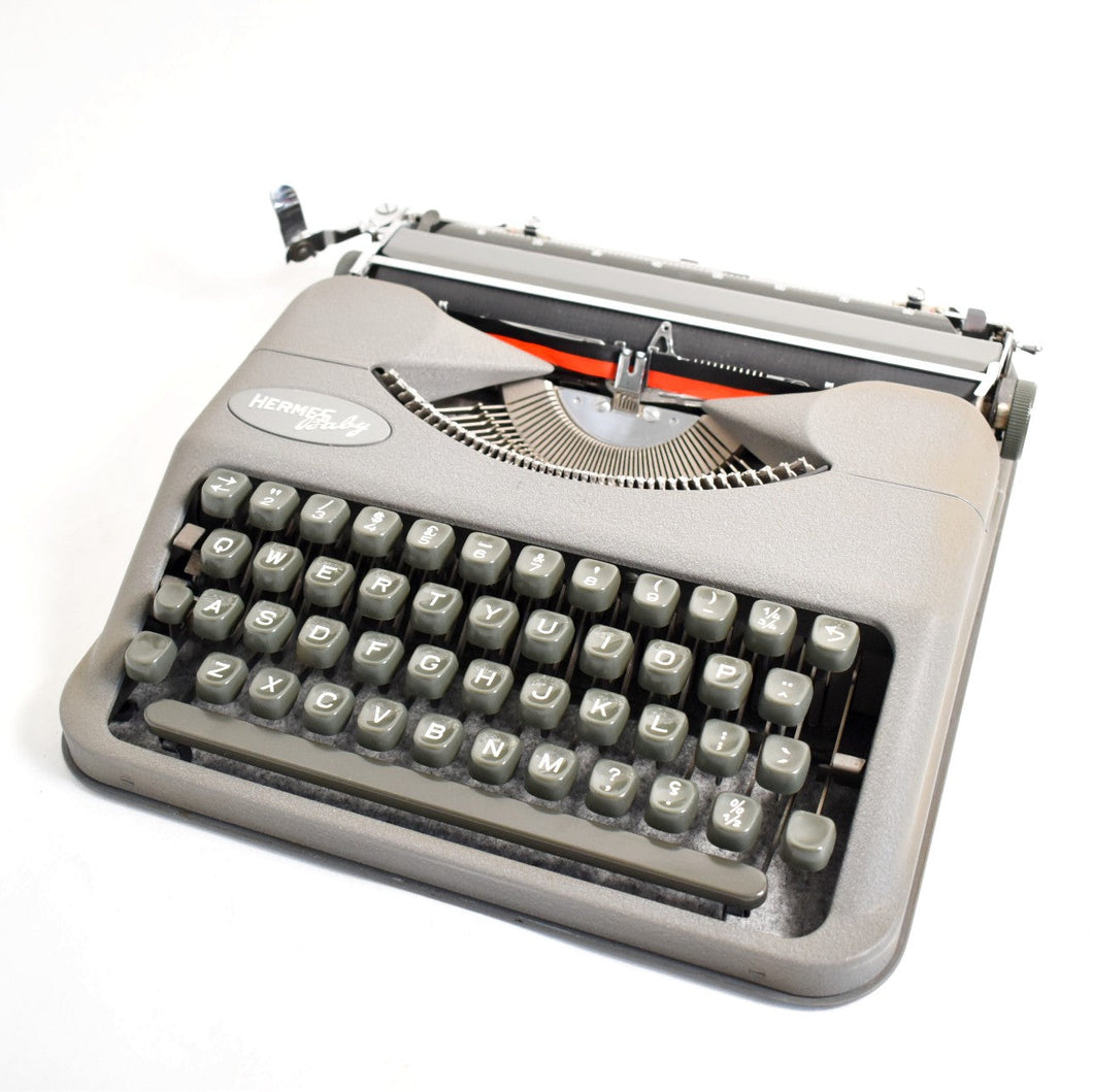 1956 Hermes Baby Typewriter - Military