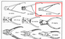 Load image into Gallery viewer, AMES Typewriter Repair Tool - 3-prong pliers
