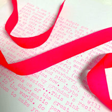 Load image into Gallery viewer, Pink Typewriter Ink Ribbon
