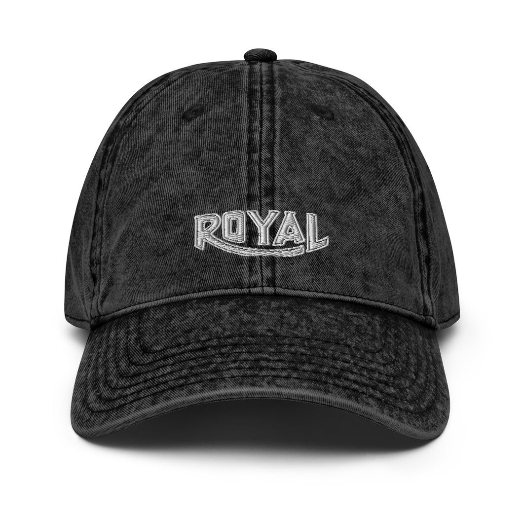 Vintage Cotton Twill Cap - Royal Typewriter Co. Baseball Hat