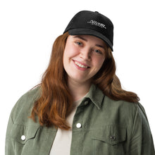 Load image into Gallery viewer, Vintage corduroy cap - Olivetti Ivrea Typewriter Company Hat
