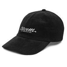 Load image into Gallery viewer, Vintage corduroy cap - Olivetti Ivrea Typewriter Company Hat
