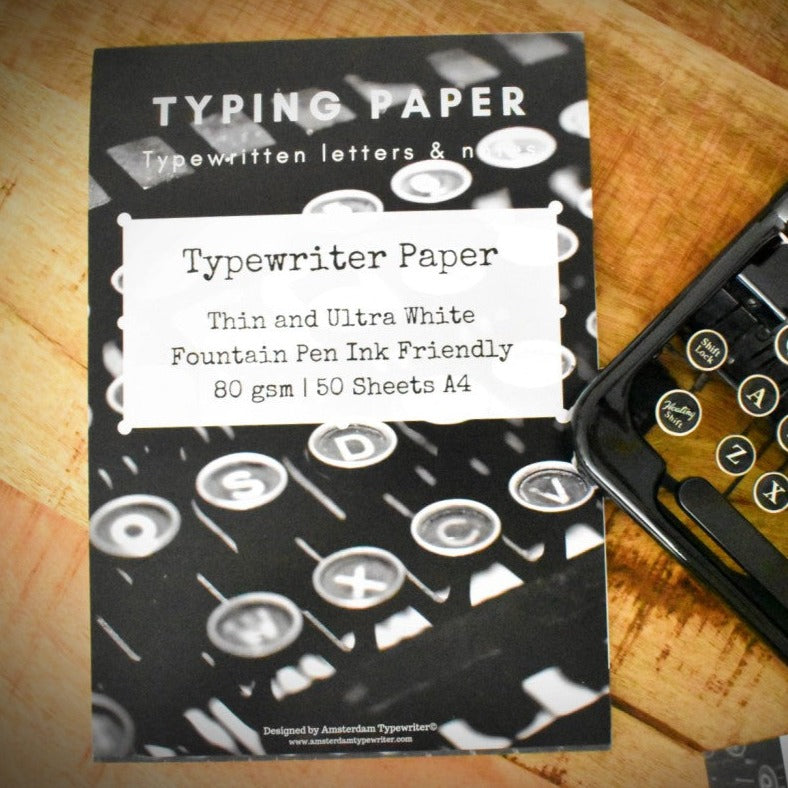Typing Paper - 50 Sheets A4 – Amsterdam Typewriter