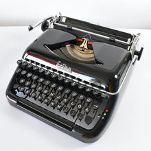 Load image into Gallery viewer, 1953 German Erika 10 Glossy Black Typewriter
