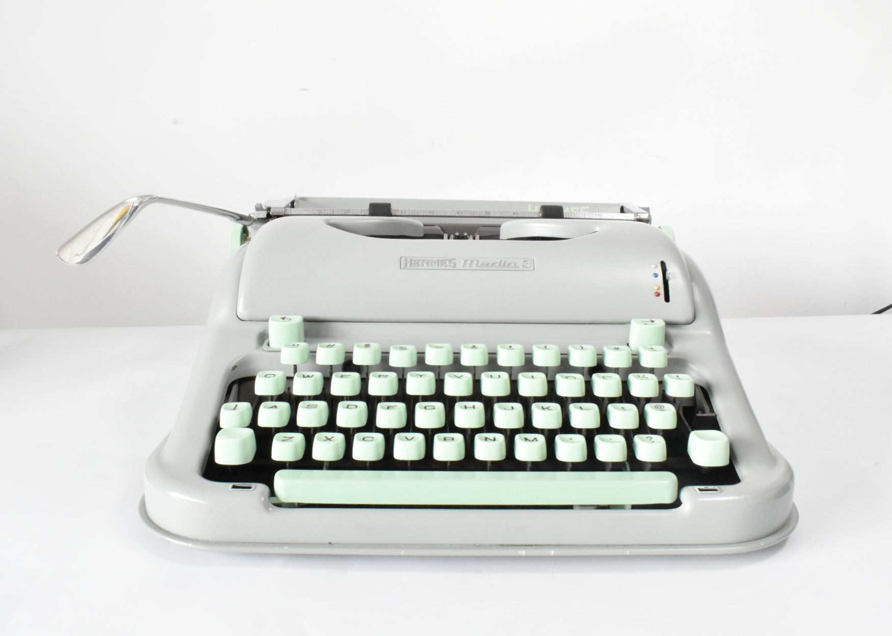 Rare* Restored Hermes Media 3 Typewriter - Script Typeface (Cursive ...