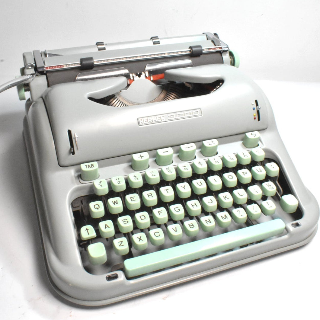 *Reserved Restored Hermes 3000 Typewriter - Elite, QWERTY