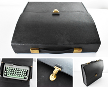 Load image into Gallery viewer, 1965 Hermes Baby Typewriter Black De Luxe Case *Reserved For J.*
