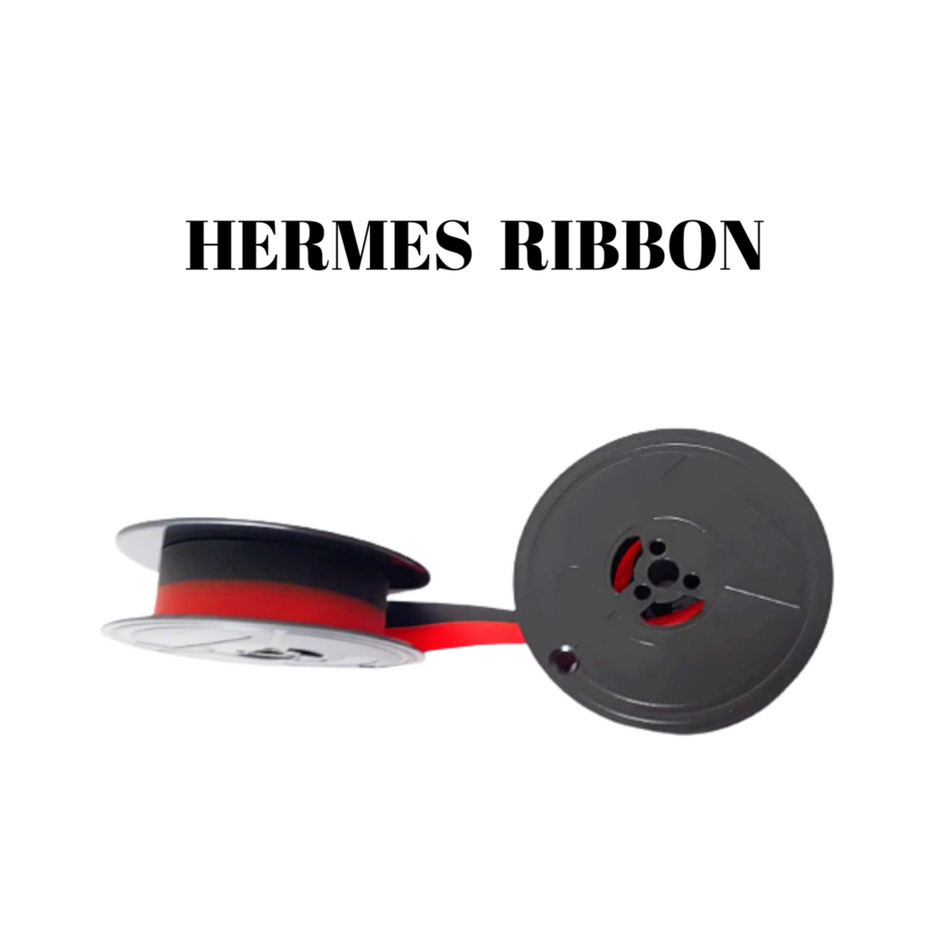 HERMES Typewriter Ribbon, 1+1 FREE