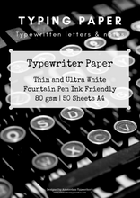 Load image into Gallery viewer, Typing Paper - 50 Sheets A4
