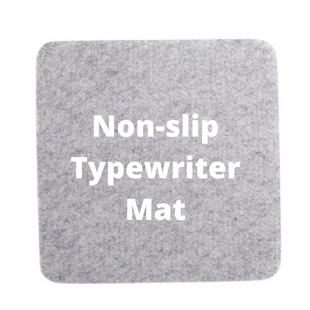 Typewriter Mat, Non-Slip and Noise Reducing