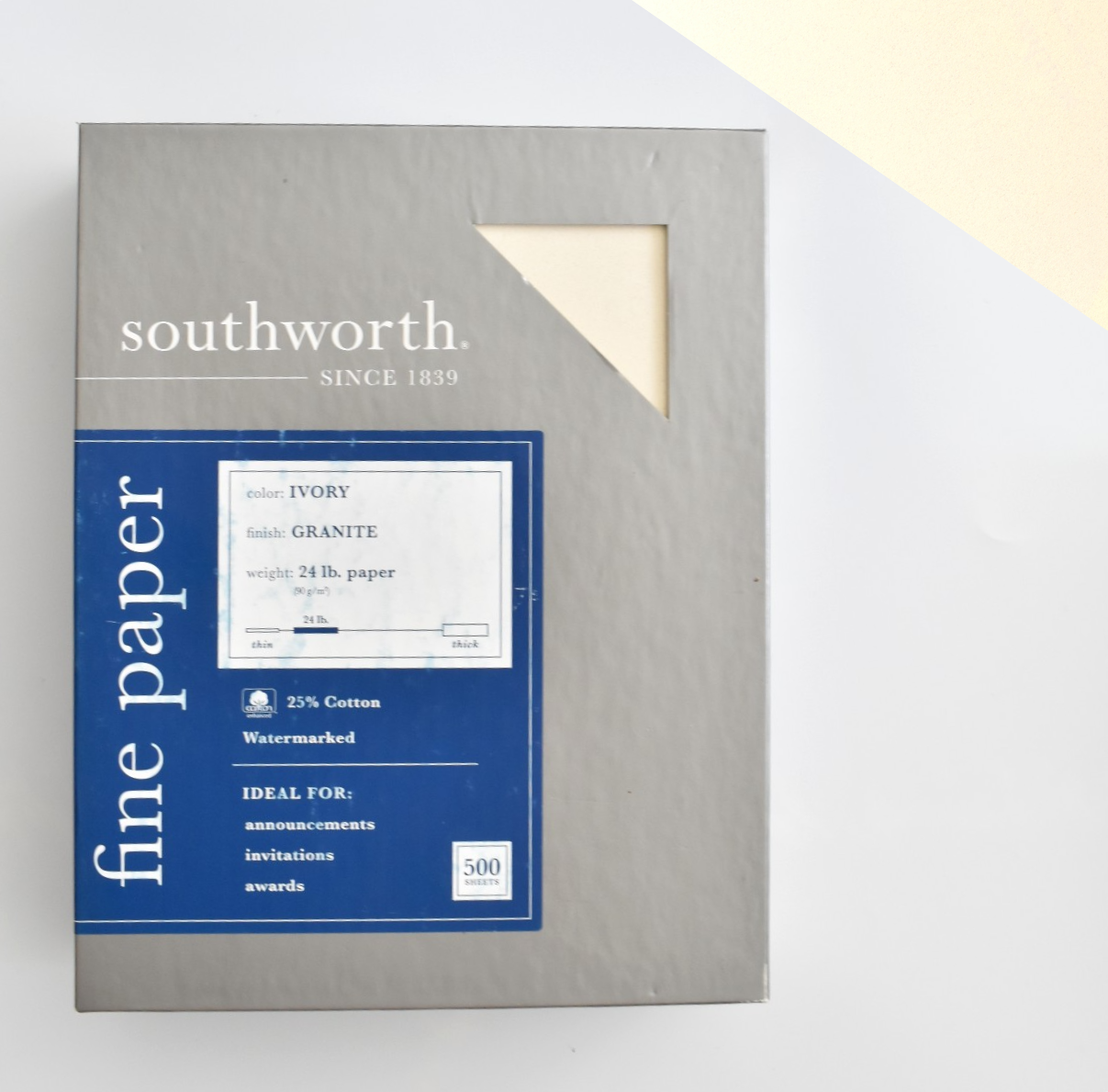 Southworth Fine Typing Paper - Ivory Granite