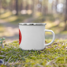 Load image into Gallery viewer, Enamel Mug - Remington Typewriter Mark
