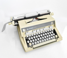 Load image into Gallery viewer, RARE* Reserved* Hermes 3000 Typewriter, uncommon EPOCA typeface, 3rd Gen
