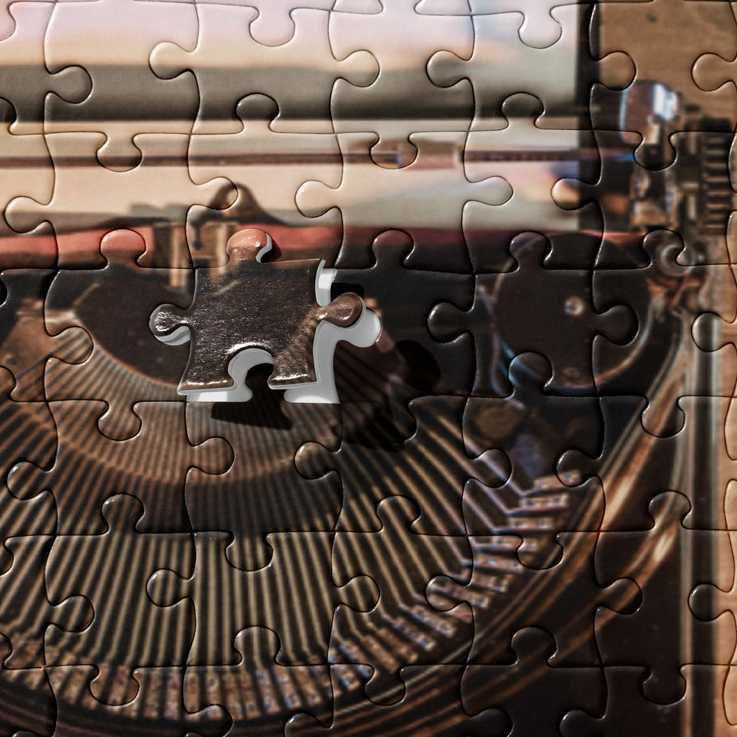 Jigsaw Puzzle - Typing on a Cosy Evening