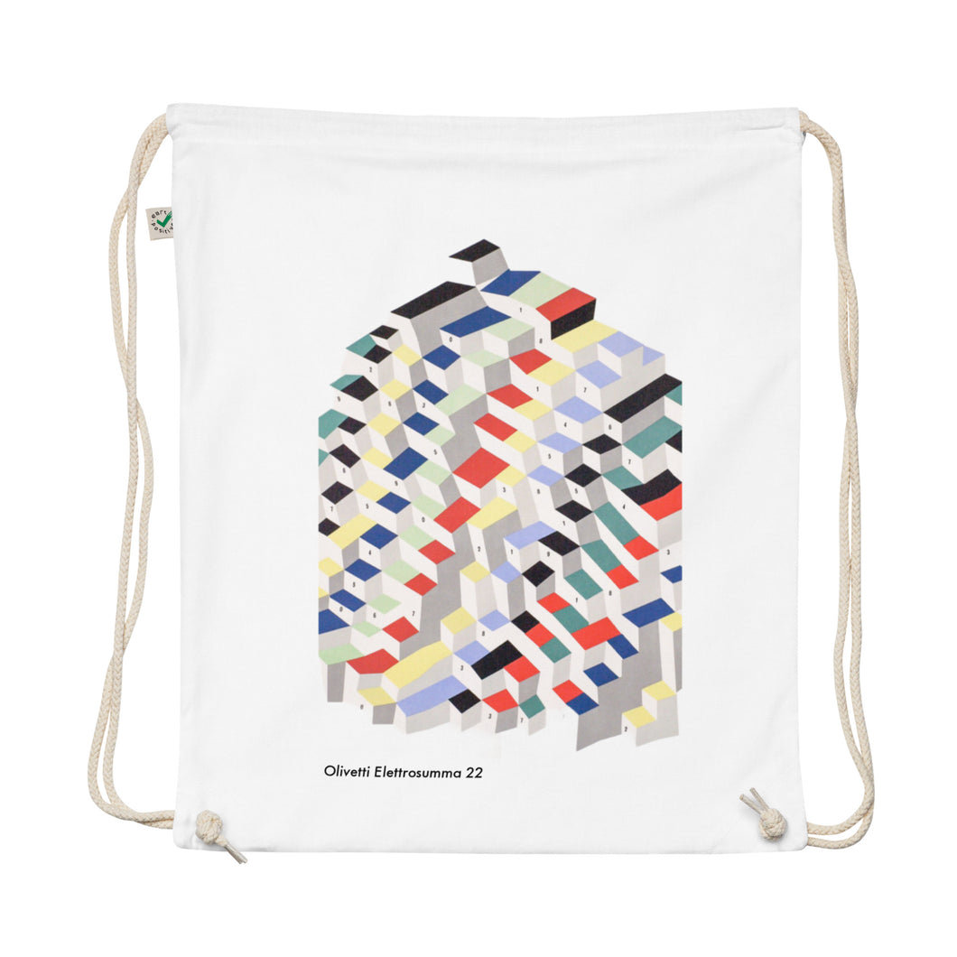 Organic cotton drawstring bag