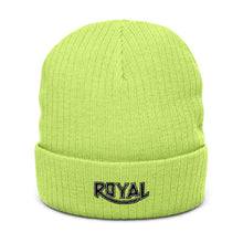 Load image into Gallery viewer, Ribbed Knit Beanie Hat - Royal
