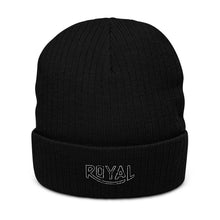 Load image into Gallery viewer, Ribbed Knit Beanie Hat - Royal
