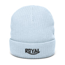 Load image into Gallery viewer, Ribbed Knit Beanie Hat - Royal
