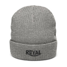 Load image into Gallery viewer, Ribbed Knit Beanie Hat - Royal
