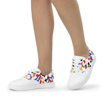 Load image into Gallery viewer, Women’s Lace-up Canvas Shoes  - Olivetti Tetractys
